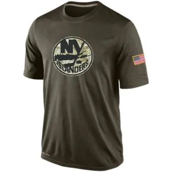 Men's New York Islanders Salute To Service KO Performance Dri-FIT T-Shirt - Olive